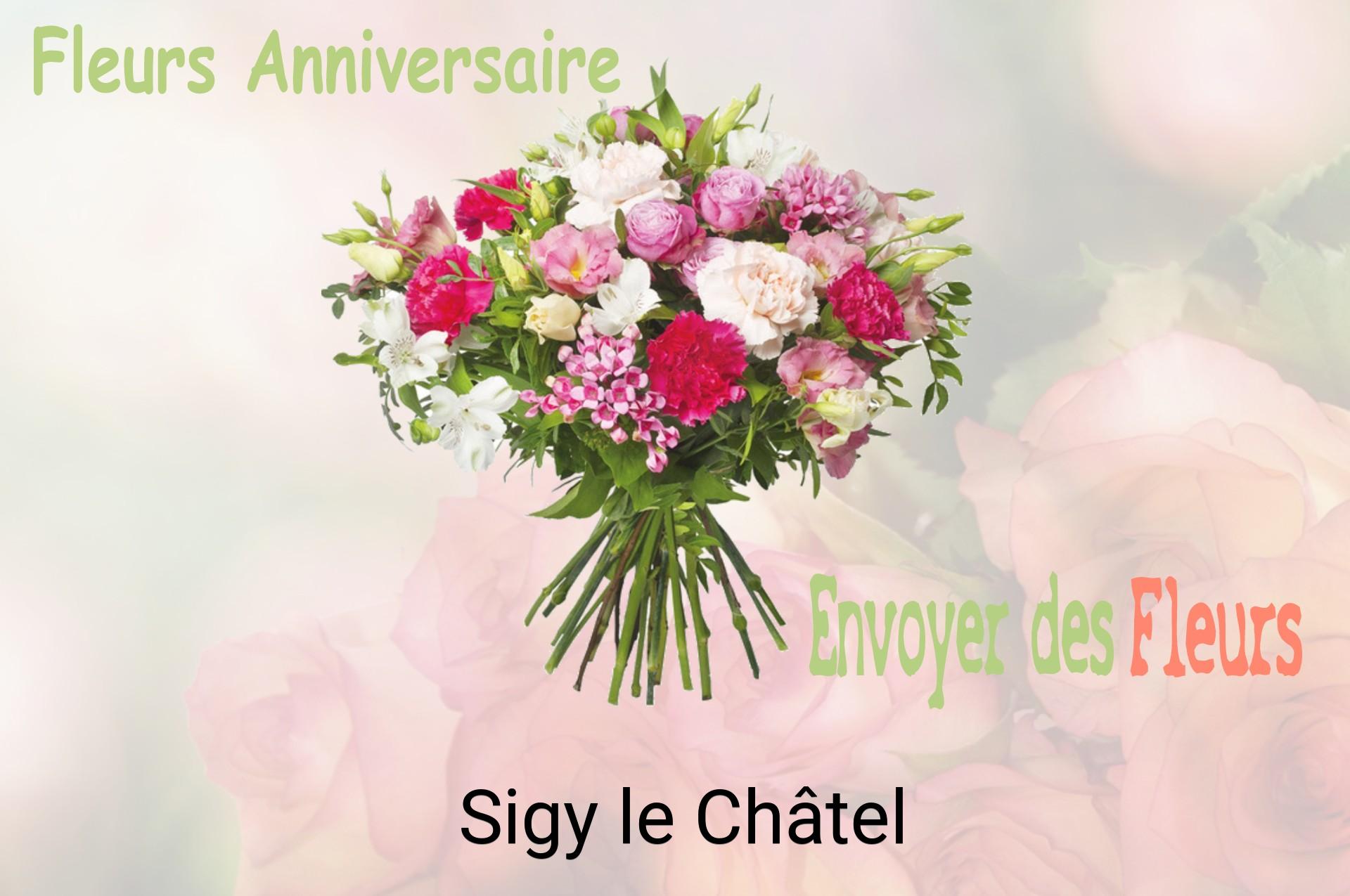 Bouquet de fleurs d’anniversaire livré à Sigy-le-Châtel